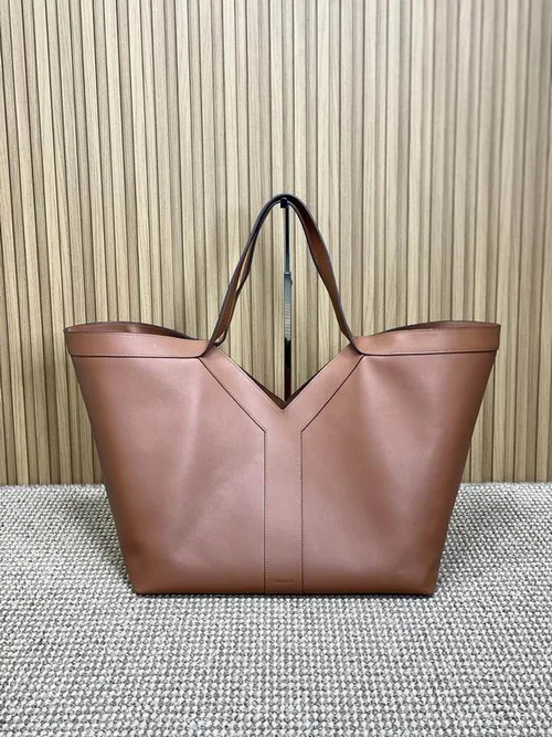 YSL Original Niki Shopping Tote Authentic Crinkled Leather
