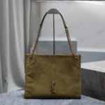 YSL Original Niki Shopping Tote Authentic Crinkled Leather