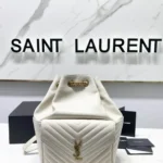 YSL Original Backpack Authentic Leather Canvas