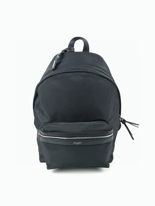 YSL Original Backpack Authentic Leather Canvas