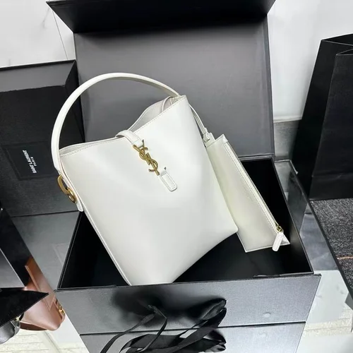11 YSL Bucket Bag Small Women Luxury Leather Drawstring