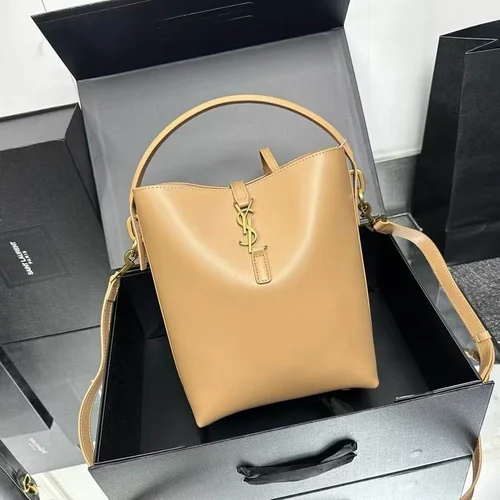 11 YSL Bucket Bag Small Women Luxury Leather Drawstring