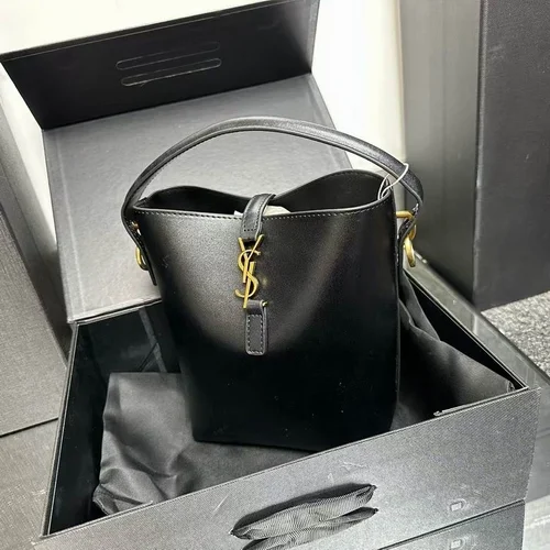 11 YSL Bucket Bag Small Women Luxury Leather Drawstring