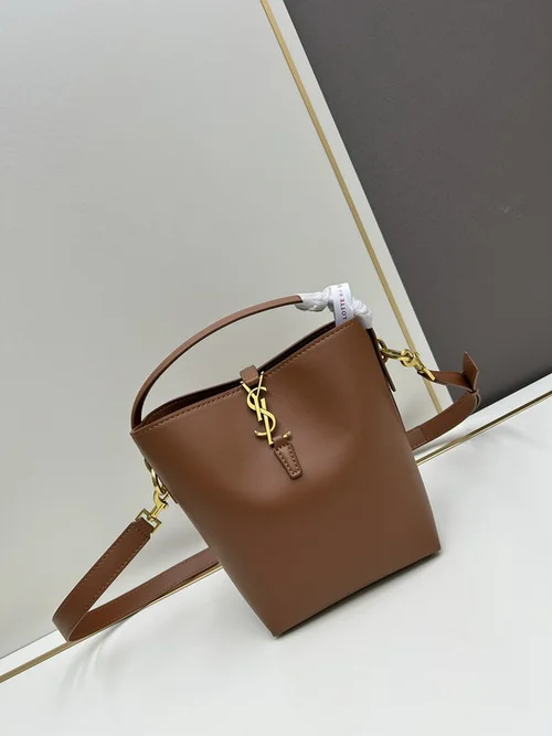 11 YSL Bucket Bag Small Women Luxury Leather Drawstring