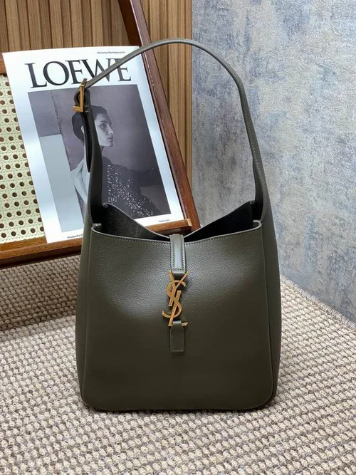 YSL Original Bucket Bag Authentic Leather Luxury