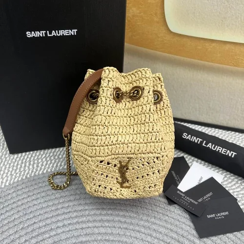 YSL Original Bucket Bag Authentic Leather Luxury