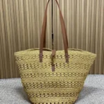 YSL Original Cabbage Basket Bag Authentic Raffia