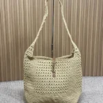YSL Original Cabbage Basket Bag Authentic Raffia