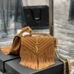 YSL Original Messenger Bag Authentic Leather Luxury