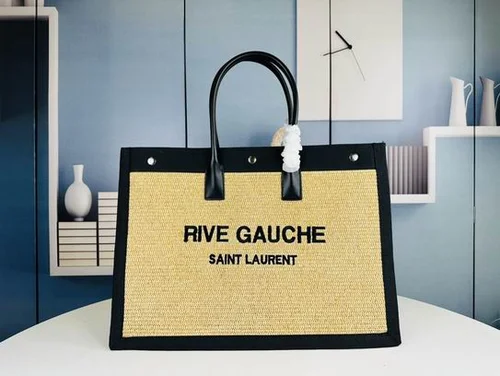 11 YSL Large Tote Bag Women Luxury Canvas Leather