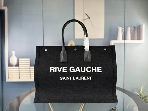 11 YSL Large Tote Bag Women Luxury Canvas Leather