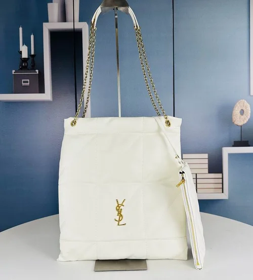 11 YSL Large Tote Bag Women Luxury Canvas Leather