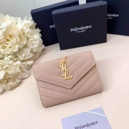 11 YSL Women's Wallet Luxury Leather Designer