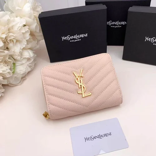 11 YSL Women's Wallet Luxury Leather Designer