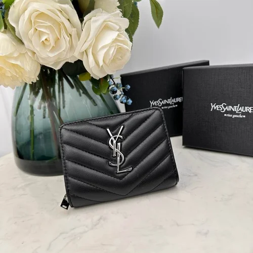 11 YSL Women's Wallet Luxury Leather Designer