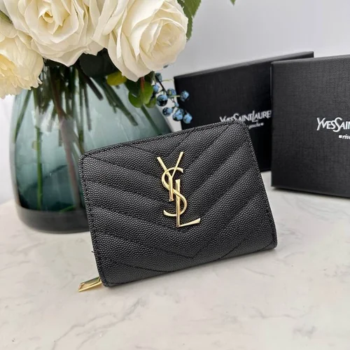 11 YSL Women's Wallet Luxury Leather Designer