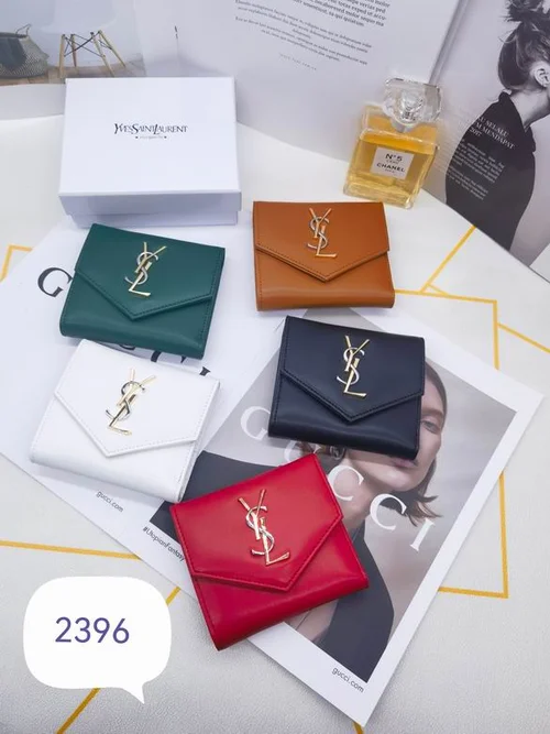 11 YSL Women's Wallet Luxury Leather Designer