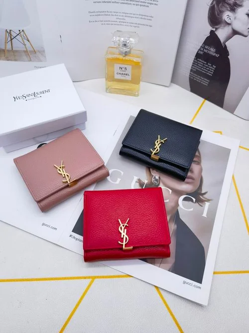 11 YSL Women's Wallet Luxury Leather Designer