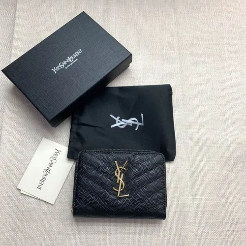 11 YSL Women's Wallet Luxury Leather Designer