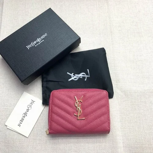 11 YSL Women's Wallet Luxury Leather Designer
