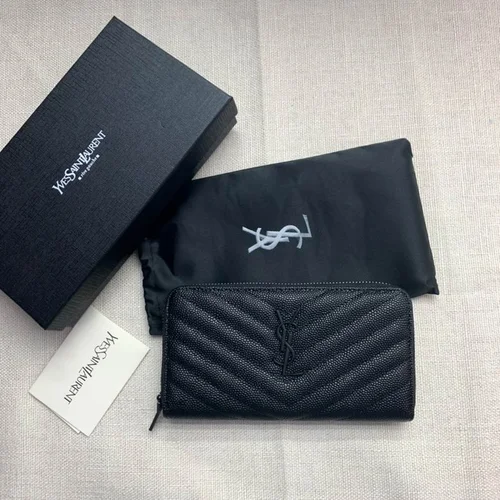 11 YSL Women's Wallet Luxury Leather Designer