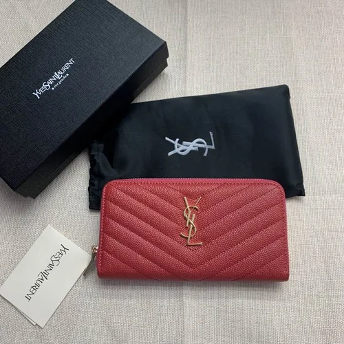11 YSL Women's Wallet Luxury Leather Designer