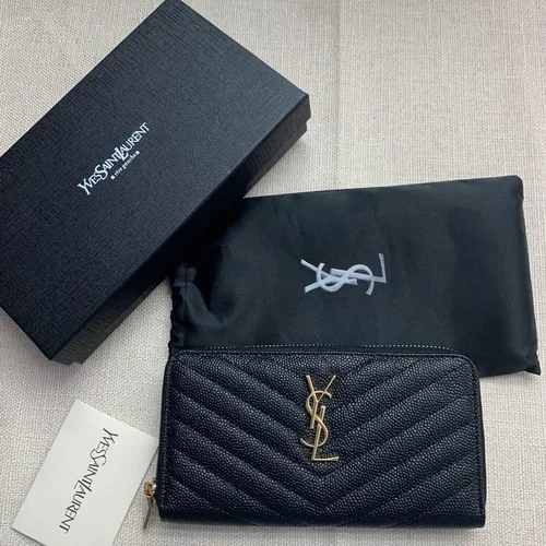 11 YSL Women's Wallet Luxury Leather Designer