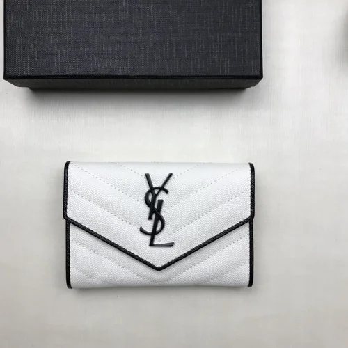 11 YSL Women's Wallet Luxury Leather Designer