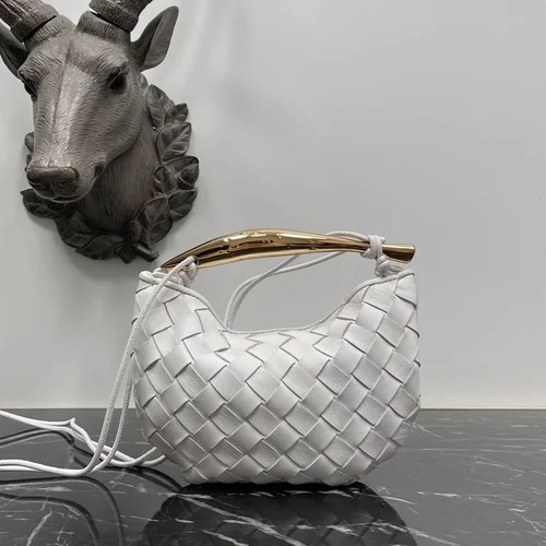 Bottega Veneta Sardine Top Handle Bag Original Authentic Luxury