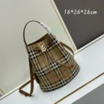 11 Burberry Bucket Bag Small Drawstring Women Luxury Check