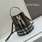 11 Burberry Bucket Bag Small Drawstring Women Luxury Check