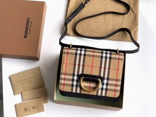 11 Burberry Shoulder Bag Medium Check Women Luxury Designer