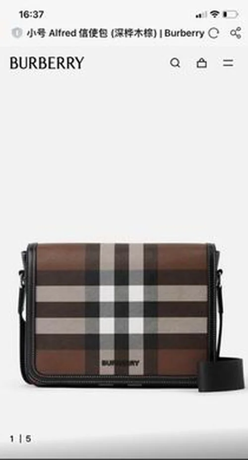 11 Burberry Shoulder Bag Medium Check Women Luxury Designer