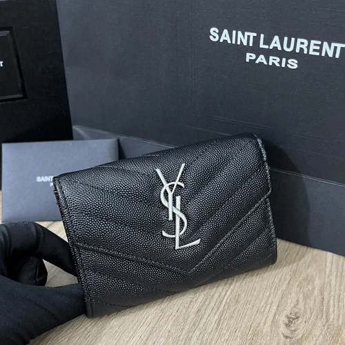 11 YSL Women's Wallet Luxury Leather Designer