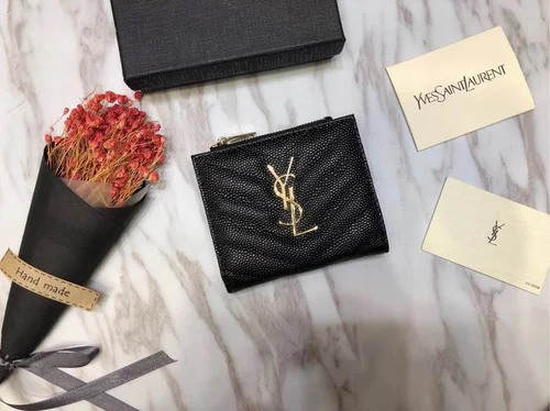 11 YSL Women's Wallet Luxury Leather Designer
