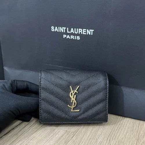 11 YSL Women's Wallet Luxury Leather Designer