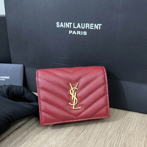 11 YSL Women's Wallet Luxury Leather Designer