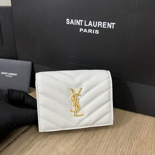 11 YSL Women's Wallet Luxury Leather Designer