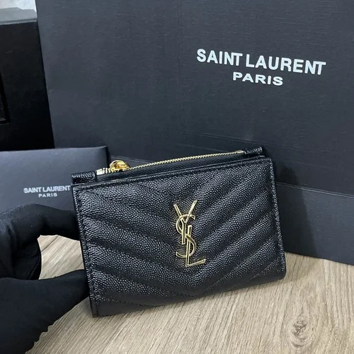 11 YSL Women's Wallet Luxury Leather Designer