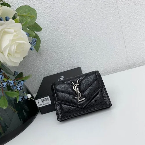 11 YSL Women's Wallet Luxury Leather Designer