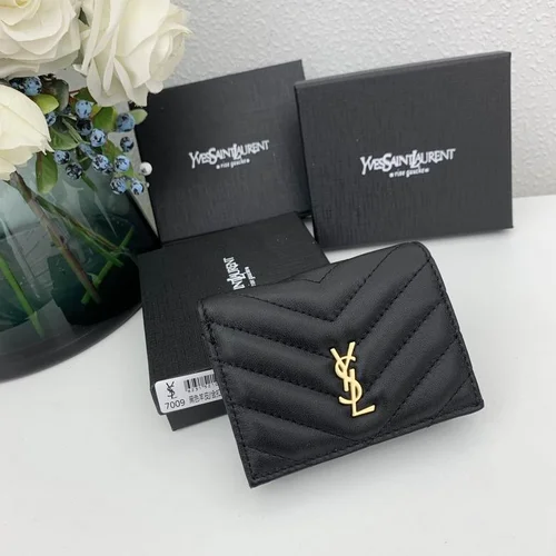 11 YSL Women's Wallet Luxury Leather Designer