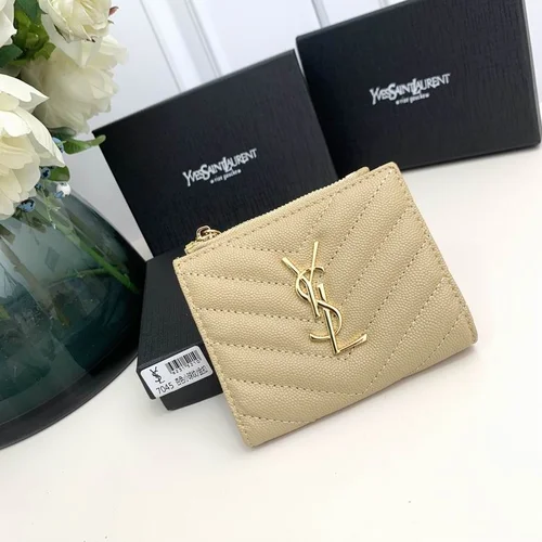11 YSL Women's Wallet Luxury Leather Designer