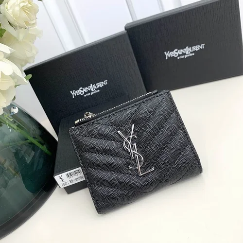 11 YSL Women's Wallet Luxury Leather Designer