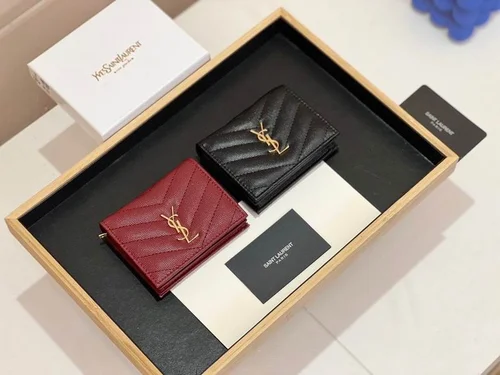 11 YSL Women's Wallet Luxury Leather Designer