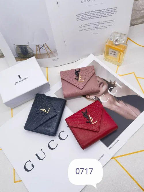 11 YSL Women's Wallet Luxury Leather Designer