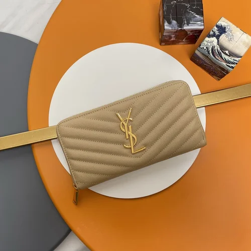 11 YSL Women's Wallet Luxury Leather Designer