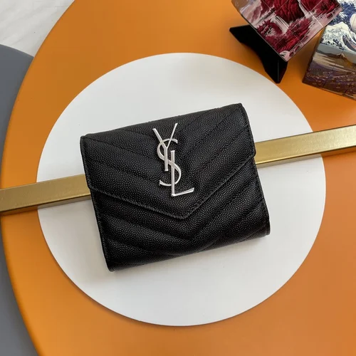 11 YSL Women's Wallet Luxury Leather Designer
