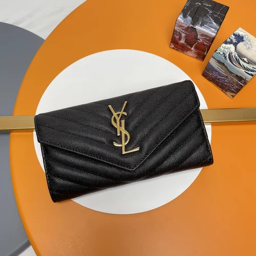11 YSL Women's Wallet Luxury Leather Designer