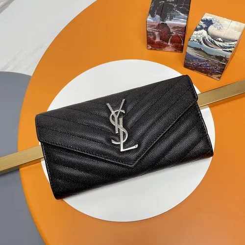 11 YSL Women's Wallet Luxury Leather Designer