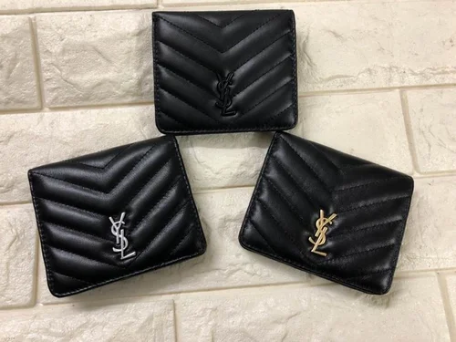 11 YSL Women's Wallet Luxury Leather Designer